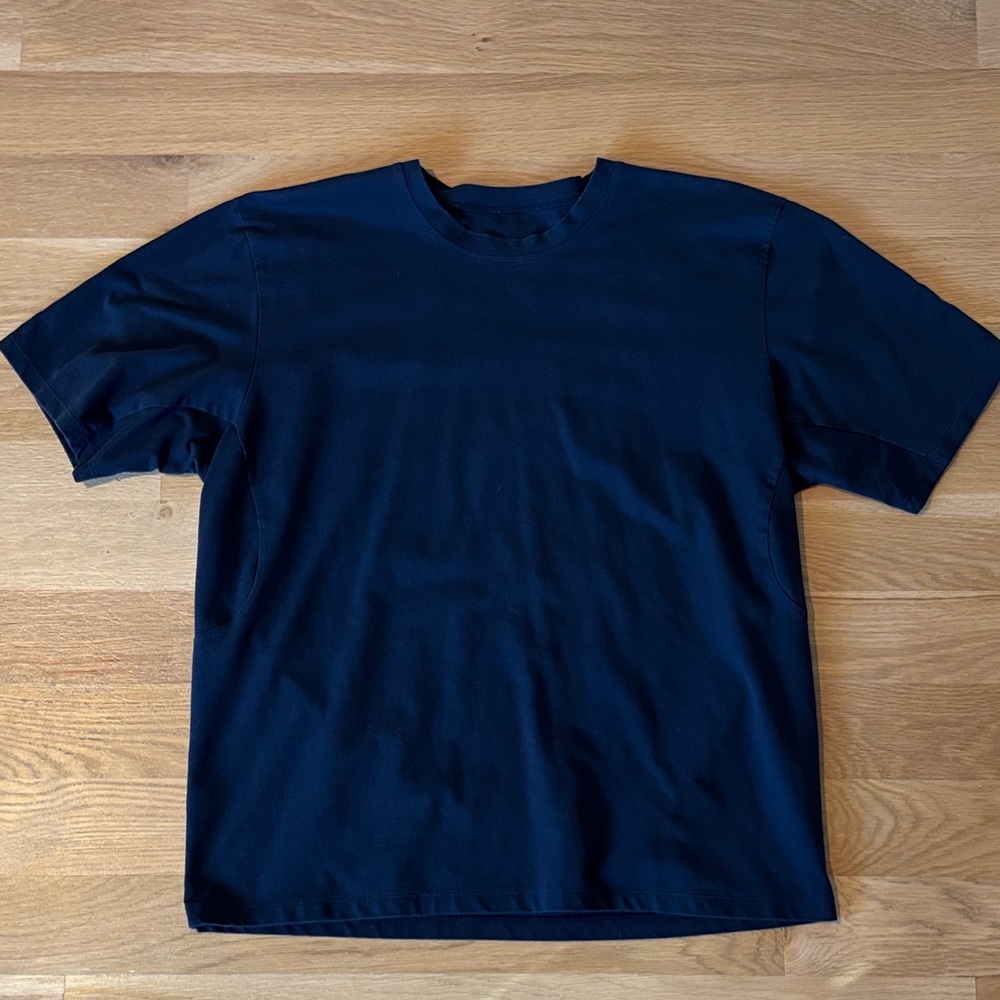 lululemon athletica Deep Blue Short Sleeve Tee